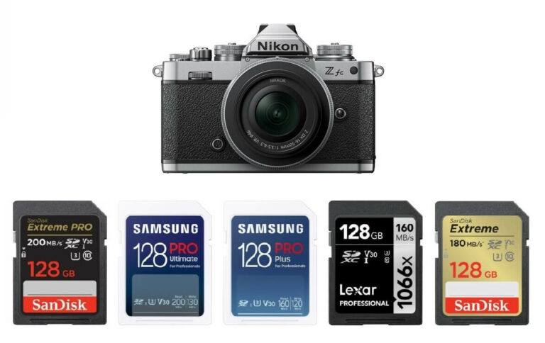 Best Memory Cards for Nikon Zfc