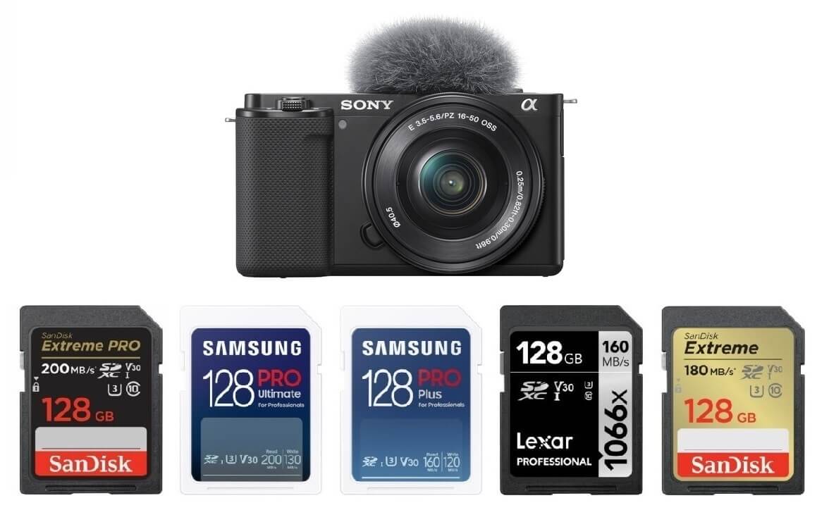 Best Memory Cards for Sony ZVE10 Camera Lookout