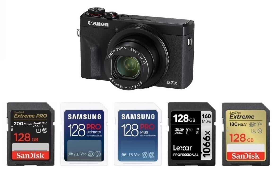 Best Memory Cards for Canon PowerShot G7 X Mark III Camera Lookout