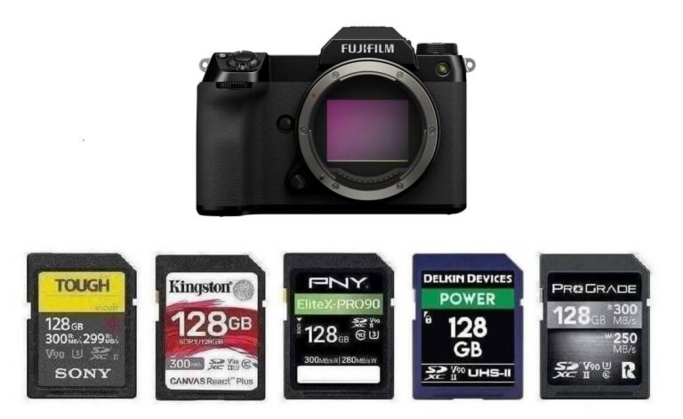 Best Memory Cards for Fujifilm GFX 100S