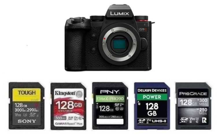Best Memory Cards for Panasonic Lumix G9 II