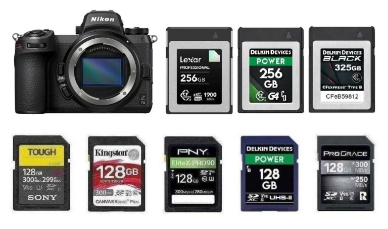 Best Memory Cards for Nikon Z7 II