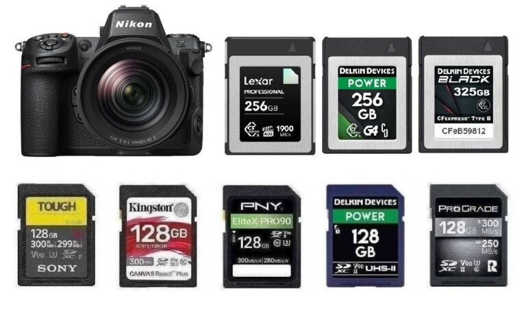 Best Memory Cards for Nikon Z8