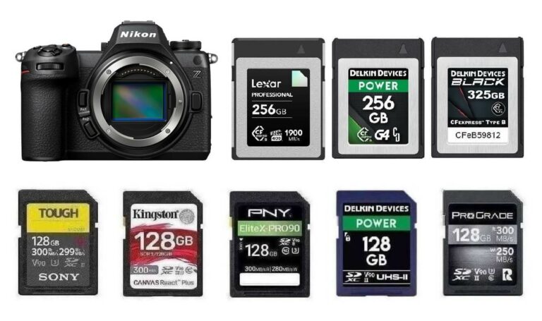Best Memory Cards for Nikon Z6 III