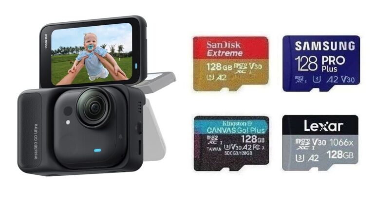 Best Memory Cards for Insta360 Go Ultra