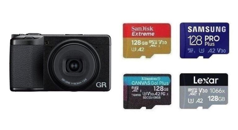 Best Memory Cards for Ricoh GR IV