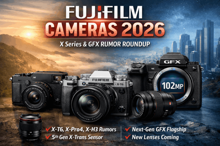 Fujifilm 2026 Rumors Roundup: X‑T6, X‑Pro4, X‑H3, Next GFX Flagship & Lens Roadmap