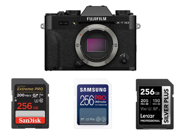 Best Memory Cards for Fujifilm X-T30 III
