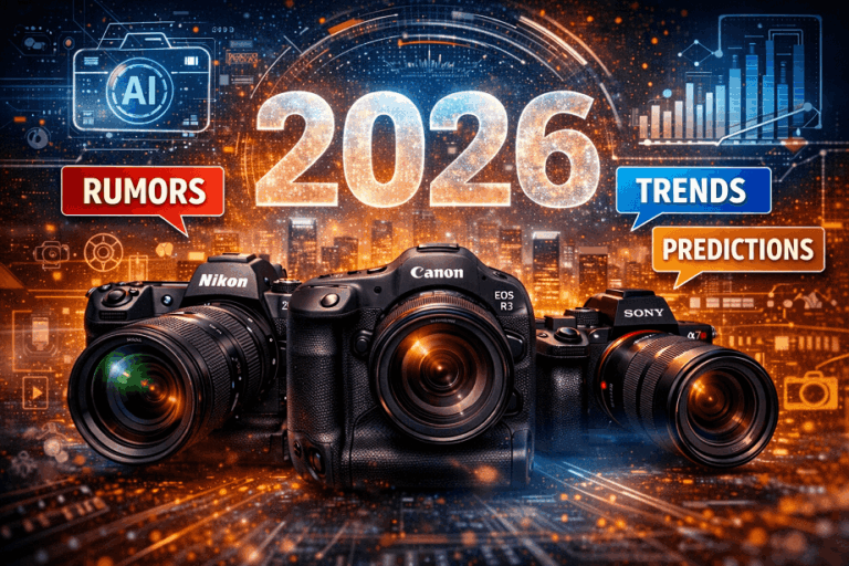 Nikon, Canon, and Sony Cameras in 2026: Rumors, Trends, and Predictions